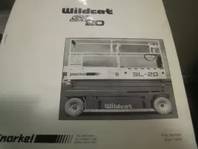 300206 SNORKEL Wildcat Scissor Lift Operators Manual #2