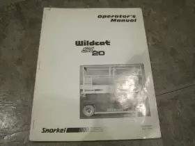 300206 SNORKEL Wildcat Scissor Lift Operators Manual