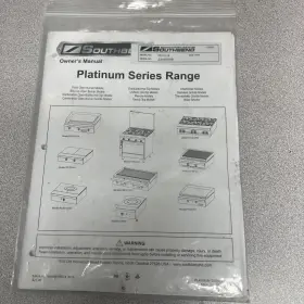PE12C-B SOUTHBEND Platinum Owners Manual Kitchen Equipm