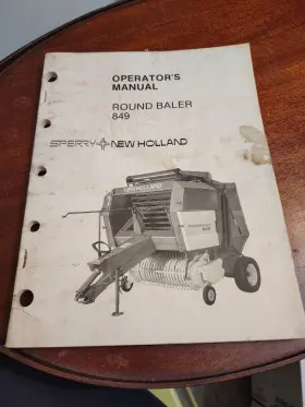 42084910 SPERRY NEW HOLLAND Round Baler Operators Manual