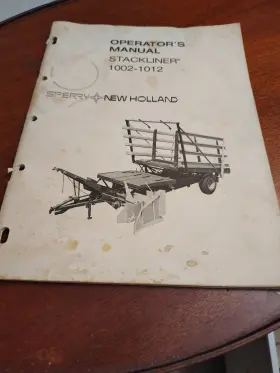 42100223 SPERRY NEW HOLLAND Stackliner Operators Manual