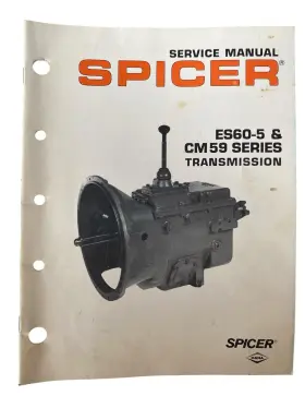 2360-1 SPICER Service Manual Transmission Bulletin