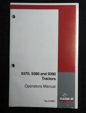 9390 STEIGER Tractor Operators Manual