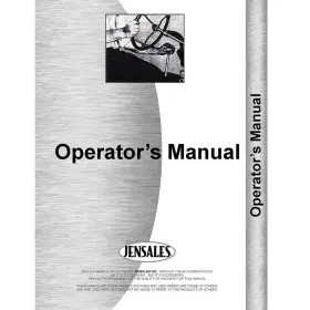 IH-O-460 STEVENS LAKE PARTS Operators Manual Harvester Diesel