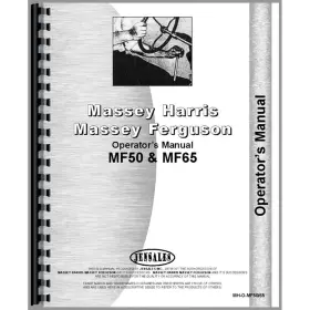 MH-O-MF50-65 STEVENS LAKE PARTS Operators Manual Massey