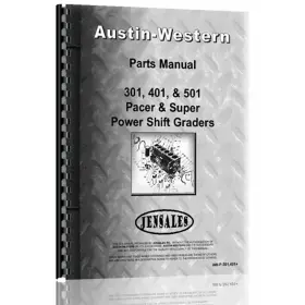 RAP66580 STEVENS LAKE PARTS Manual Austin Western Grader