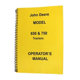 RAP81139 STEVENS LAKE PARTS Operators Manual Deere Tractor
