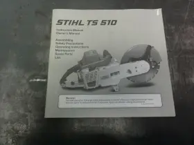 04513283021 STIHL Ts Saw Instruction Spare Manual