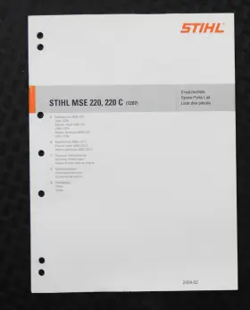 MSE220C STIHL Mse Electric Chainsaw Catalog Manual