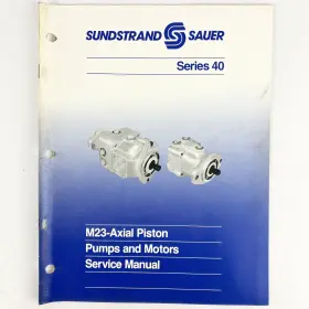 BLN-9986 SUNDSTRAND SAUER Axial Piston Pump Transmission