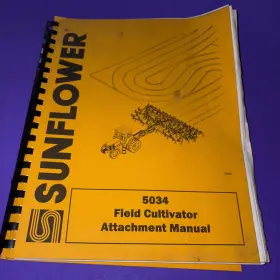 5034 SUNFLOWER Field Cultivator Manual