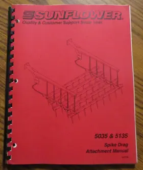 5135 SUNFLOWER Spike Manual Agco