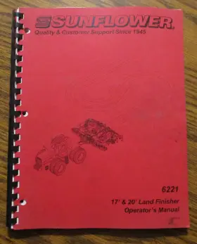 6221 SUNFLOWER Land Finisher Operators Manual Agco
