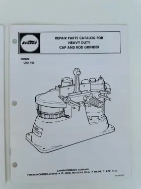 CRG-780 SUNNEN Operation Repair Catalog #2