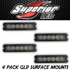 GLD-6 SUPERIOR Pack Mount Superiorled Caution Emergency