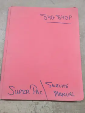 840P SUPERPAC Roller Compactor Operators Manual