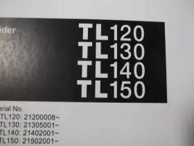 AT7E023 TAKEUCHI Track Loader Operation Manual Book #2