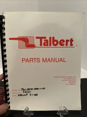 TBT10 TALBERT Manual Catalog Trailer
