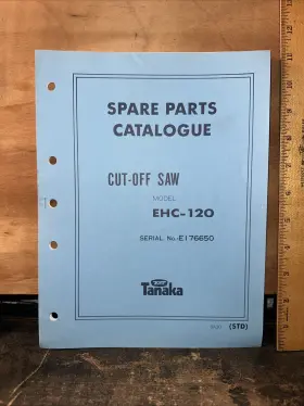EHC-120 TANAKA Saw Book Exploded Views