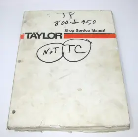 TY800 TAYLOR Service Manual