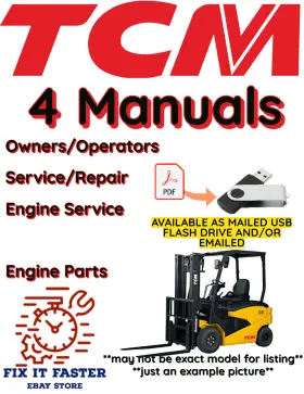 FD25Z4 TCM Forklift Operators Service Repair Engine Manual