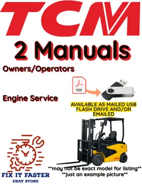 FG18N16S TCM Forklift Operator Engine Repair Manuals Pdf Usb