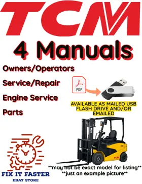 FG20T7 TCM Forklift Operator Service Engine Manual Pdf Usb