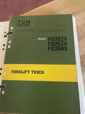 FG35N3 TCM Forklift Manual