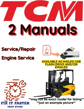 FG40N7 TCM Forklift Service Engine Repair Manual Pdf Usb