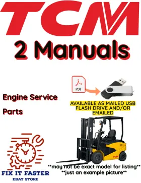 FG45T8 TCM Forklift Engine Service Repair Manual Pdf Usb