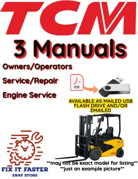 FHG15N7 TCM Forklift Owners Service Repair Engine Manual Pdf