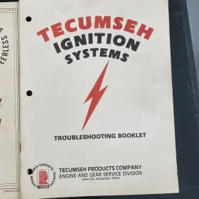 694903 TECUMSEH Ignition Electrical Troubleshooting Booklets #3
