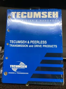 740045 TECUMSEH Peerless Motion Drive Mechanics Handbook