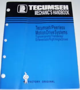 MST200 TECUMSEH Mechanics Handbook Motion Drive Transmission