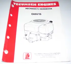 OHV15 TECUMSEH Engines Mechanics Handbook Specifications