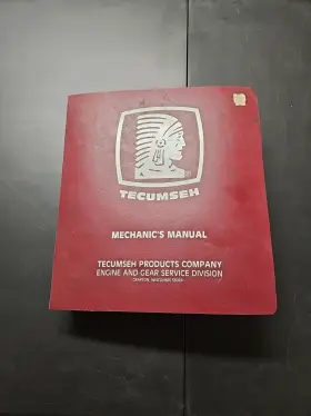 OVM120 TECUMSEH Mechanics Manual Motion Drive Tc Cycle