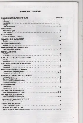 TVXL840 TECUMSEH Engines Cycle Tvs Service Manual #3