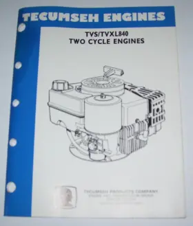 TVXL840 TECUMSEH Engines Cycle Tvs Service Manual