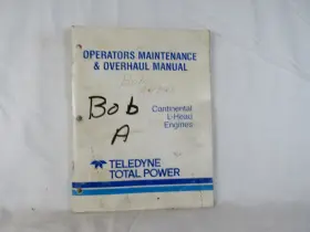 TTP-10024 TELEDYNE Continental Head Engines Operators Manual