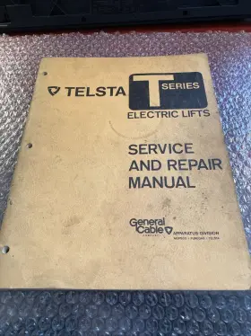 T-13863 TELSTA Electric Lifts Service Repair Manual