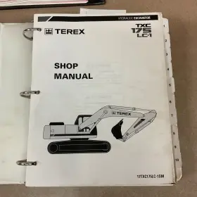 17TXC175LC-1SM TEREX Txc Excavator Service Repair Manual