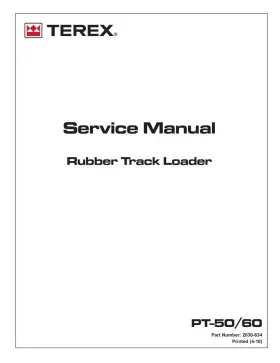 2030-634 TEREX Rubber Track Loader Repair Service Manual