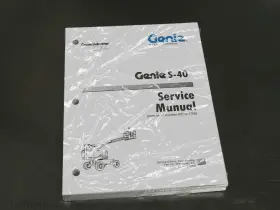 52271 TEREX Genie Telescopic Boom Lift Service Manual Repair