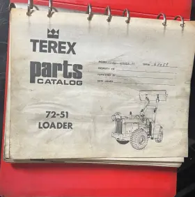 72-51 TEREX Articulated Wheel Loader Catalog Manual Book #2
