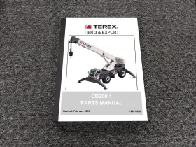 CD200-1 TEREX Rough Terrain Crane Tier Export Catalog Manual