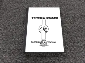 D85I TEREX Deck Crane Operator Manual User