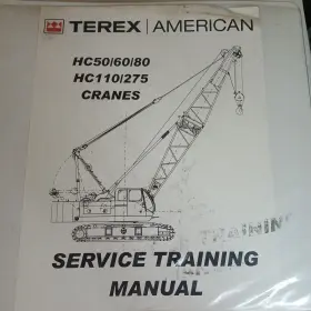 HC275 TEREX American Crane Service Training Manual