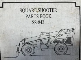 SS-842 TEREX Square Shooter Telehandler Forklift Manual Book #2
