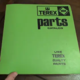 TS-46B TEREX Scraper Tractor Manual Book Catalog Pan Bowl