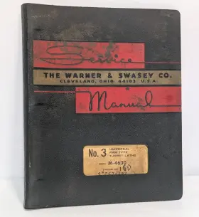 M-4630 THE WARNER SWASEY CO Ram Lathe Service Manual